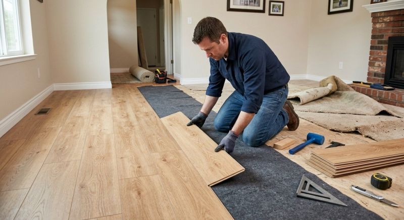 Laminate Floor Remodeling in Rockville, MD