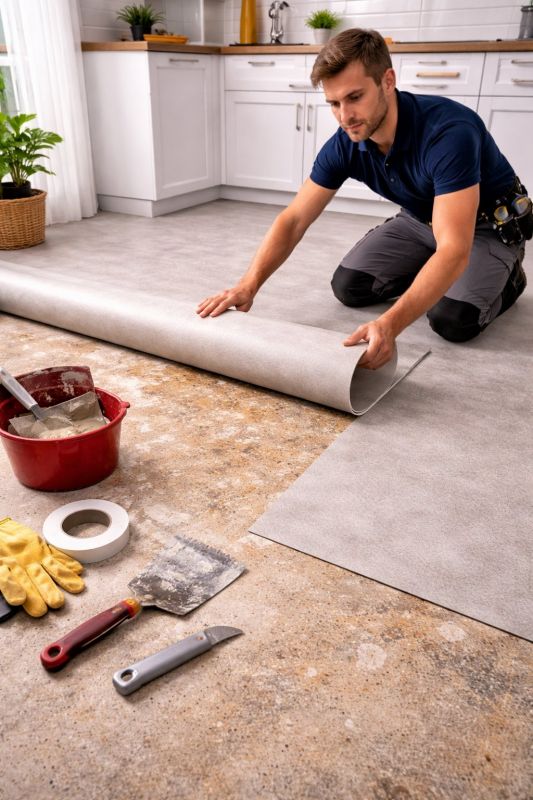 Linoleum Floor Installation in Fairfax, VA