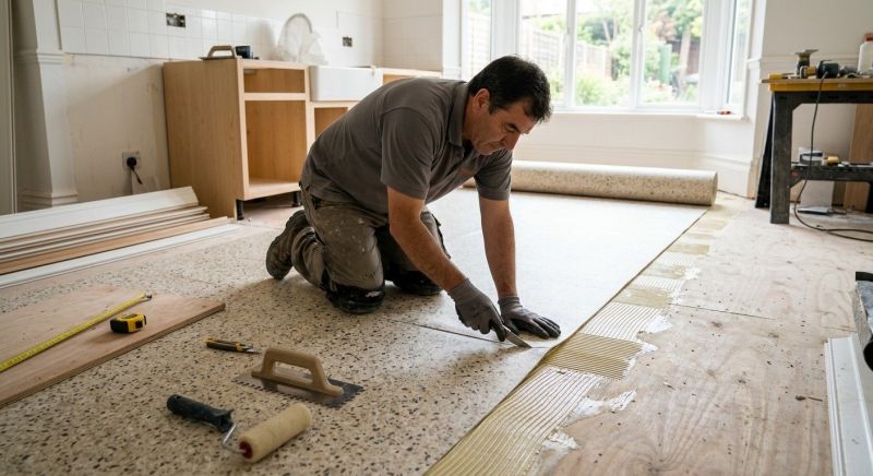 Linoleum Floor Installation in Rockville, MD