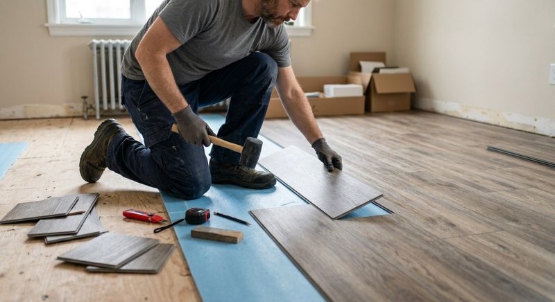 Linoleum Floor Installation in Rockville, MD