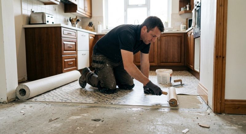 Linoleum Floor Installation in Takoma Park, MD