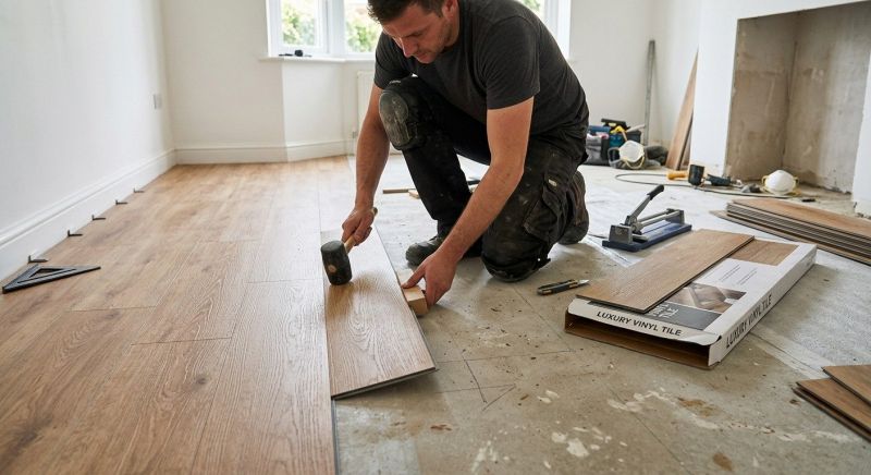 Luxury Vinyl Tile Installation in Great Falls, VA
