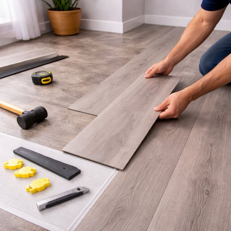 Luxury Vinyl Tile Installation in Sandy Spring, MD