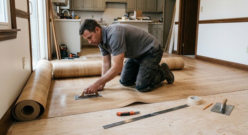 Sheet Flooring Installation in Clifton, VA