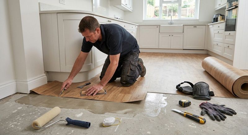 Sheet Flooring Installation in Howard County, MD