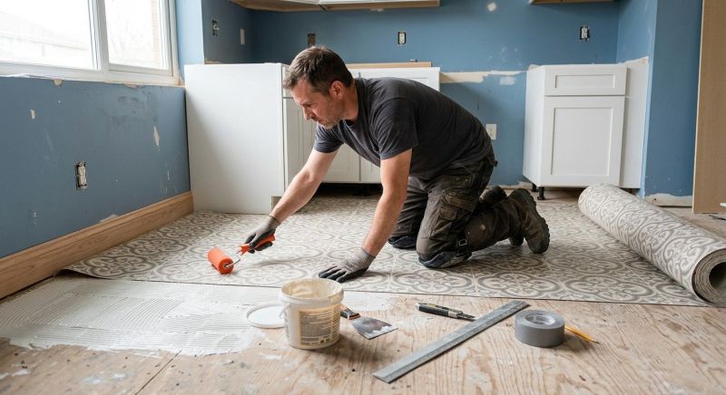 Sheet Flooring Installation in Howard County, MD