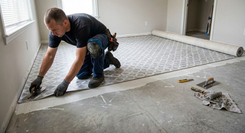 Sheet Flooring Installation in Kensington, MD